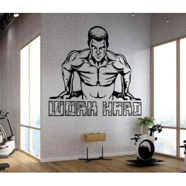 Imagem de Adesivo de parede  academia e musculação  - Ambiente dekorado, 40cm, p