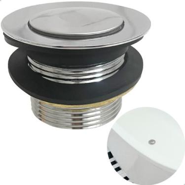 Imagem de Ralo De Fundo Para Banheira Jacuzzi Hidromassagem Tampa Plug Click 1 ½