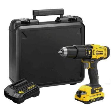 Imagem de Parafusadeira E Furadeira 1-2 Sistema V20 Carregador Bivolt com 1 Bateria Scd711c1kbr Stanley P