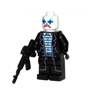 Imagem de Boneco Super Heroi Vilão Batman Hq Bloco De Montar