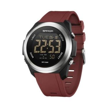 Imagem de Relógio Esportivo Digital À Prova d'Água Para Homens SANDA 2199 2025 M
