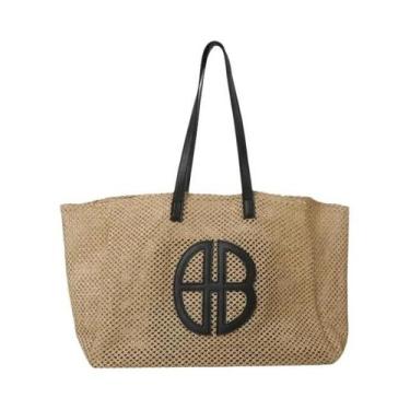 Imagem de Bolsa De Palha Trançada De Grande Capacidade Para Mulheres, Estilo Étn