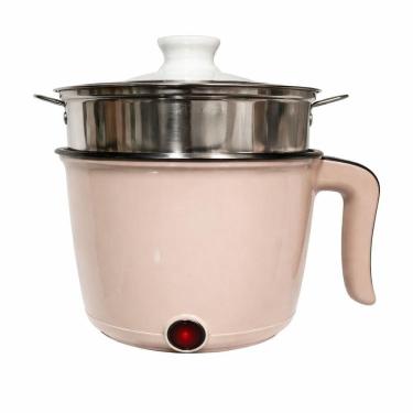Imagem de Panela Elétrica Multifuncional Compacta Inox Com Vapor 110V Bege