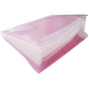 Imagem de Pasta Sanfonada Plastica A4 12 Divisoes Rosa - Acp