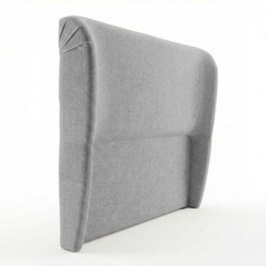 Imagem de Cabeceira Para Cama Box King Size Liah 195cm Linho Cinza - Abmaza