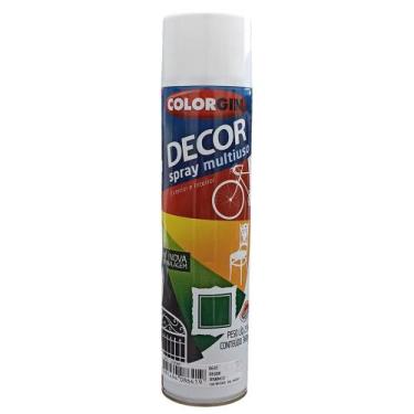 Imagem de Kit Tinta Spray Branco Brilhante 360ml Decor Ref 8641 12 Un - COLORGIN