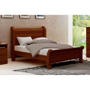 Imagem de Cama de Casal Júlia de Madeira Maciça Pinus