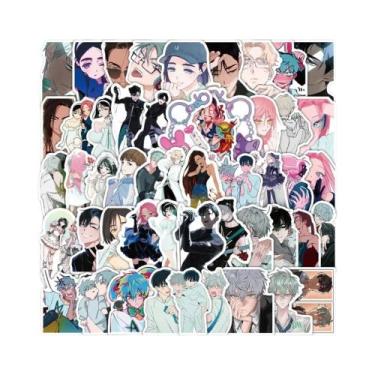 Imagem de 50 Adesivos Impermeáveis De Formatos Especiais Han Man Alien Para Celu