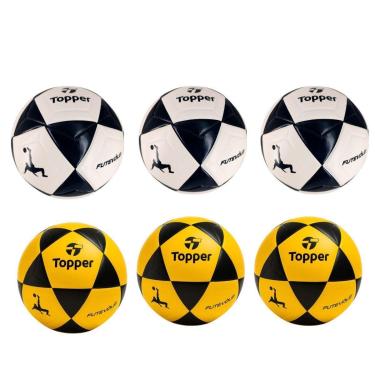 Imagem de Kit 06 Bola De Futevôlei Topper R1 Oficial-Masculino