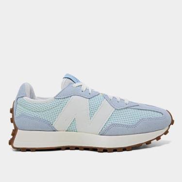 Imagem de Tênis New Balance 327 V1 Feminino, Azul claro, 36