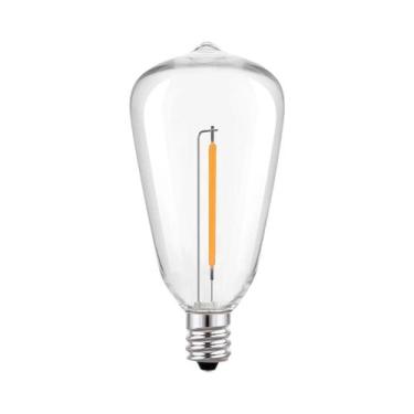 Imagem de Luzes De Cordão LED Solar G40 Para Pátio, Recarregáveis via USB, 8 Mod