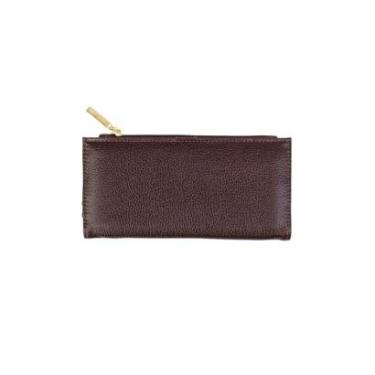 Imagem de Carteira feminina de couro liso Cléo-Feminino