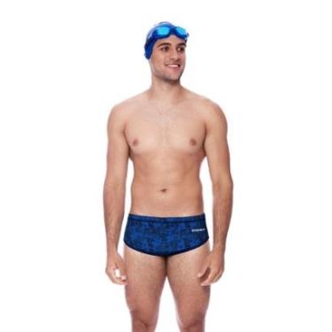 Imagem de Sunga High Speed Clássica Graphic - AZUL NAUTICO-Masculino