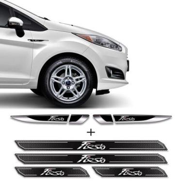 Imagem de Kit Aplique Lateral New Fiesta + Soleira Da Porta Protetora - SPORTINO