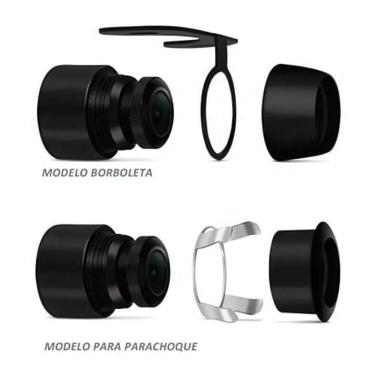 Imagem de Câmera Automotiva de Ré e Frontal RS210BR C PRO LINE Borboleta para Manobras Roadstar B...