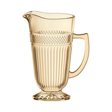 Imagem de Jarra de Vidro com Pé L Hermitage Palace Ambar Luster 1,2L