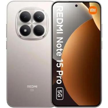 Imagem de Redmi Note 15 Pro 5G 256GB 8GB RAM - Cinza Titanium - Xiaomi, 256GB, C