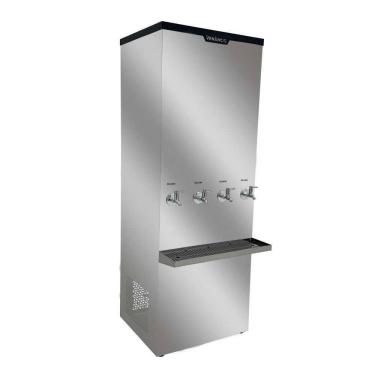 Imagem de Bebedouro Industrial 200 Litros Inox 4 Torneiras Geladas Bi200l 220v - Venâncio