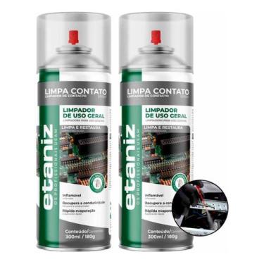 Imagem de 2 Limpa Contato Eletricos Eletronicos Uso Geral Etaniz 300ml - Chesiqu