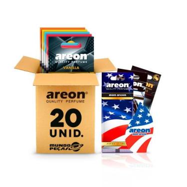 Imagem de 20 UNIDADES Aromatizante Automotivo Areon folha
