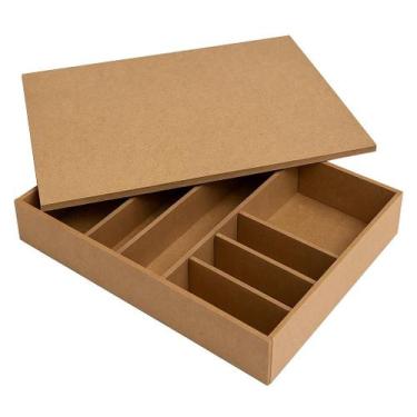 Imagem de Chapa Placa Mdf 3mm (40cmx40cm) 24 Peças - Beija Flor Madeiras