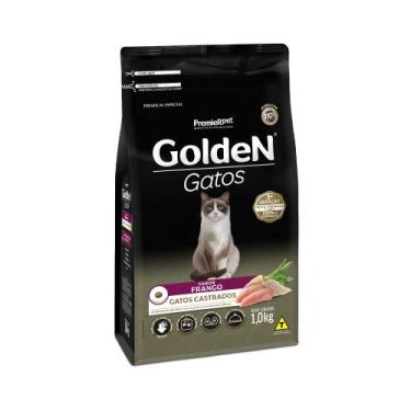 Imagem de Ração Gatos Adultos Castrados Frango 1kg PremieR Golden G. - PremierPe