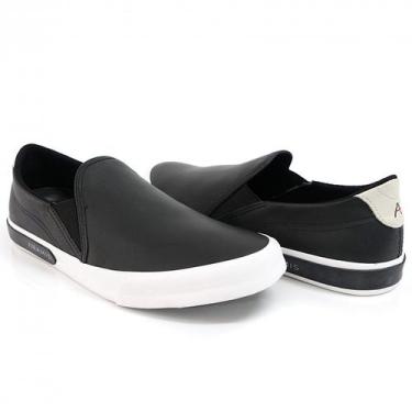Imagem de Tênis Aramis Stripe Slip-on ARM073, Preto, 39