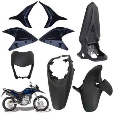 Imagem de Kit Carenagem Traseiro Lateral Dianteiro Honda Xre 300 Azul Cruzeiro 2