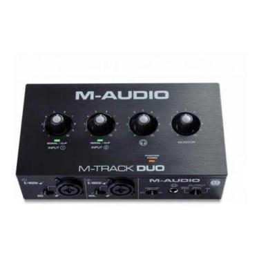 Imagem de Interface M-audio M-track Duo Usb 2 Canais Phantom Mtrackduo