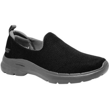 Imagem de Tênis Masculino Slip On Go Walk 6 Hyper Pillar 894337 Skechers, Preto,