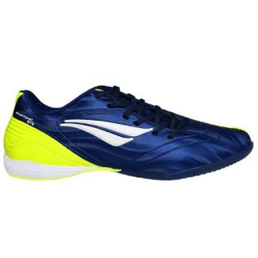 Imagem de Tênis Chuteira Penalty Futsal Digital Pro, Azul, Amarelo, Branco, 40