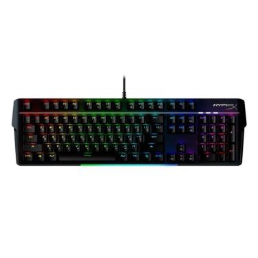 Imagem de Teclado Mecânico Gamer HyperX Alloy MKW100, RGB, Switch Red, Full Size, US, Preto - 4P5...