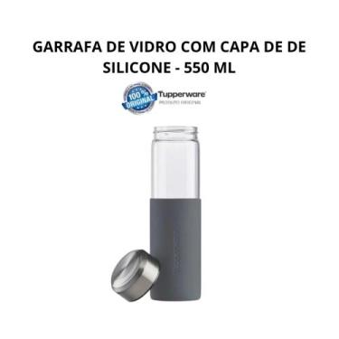 Imagem de Tupperware Garrafa de Vidro com capa de Silicone, Transparente