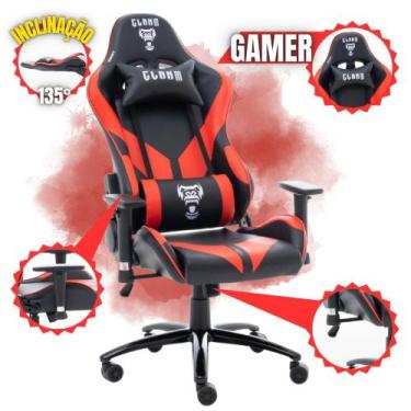 Imagem de Cadeira Escritório Gamer de Alto Conforto MOUNT com Rodinhas, Ajuste d