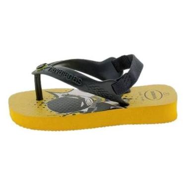 Imagem de Chinelo infantil menino havaianas baby herois  7010861, Amarelo, 20
