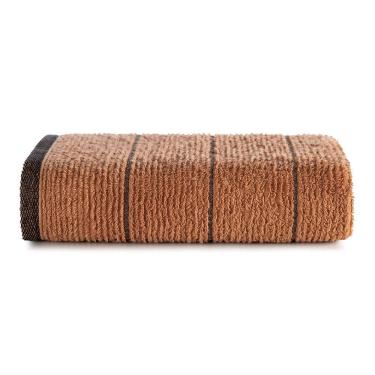 Imagem de Toalha de Rosto Soho Argila 50cm Felpa 100% Algodão Alta Absorção Marrom Altenburg