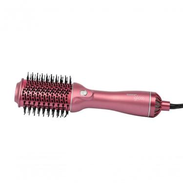 Imagem de Escova Secadora Gloss Rosé Formato Oval com Cerdas de Nylon Taiff Bivolt