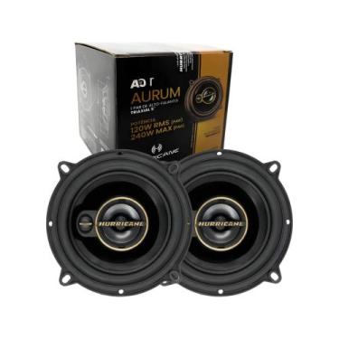 Imagem de Par de Alto Falantes Triaxial A5 T 5" 120W RMS 4Ohms Hurricane - AF100