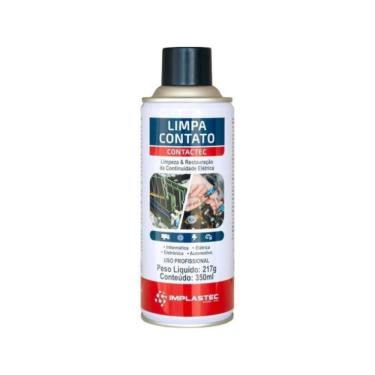 Imagem de Limpador de Contato Implastec Contactec para Circuitos Desenergizados em Aerosol Kit 12 Unidades 350ML