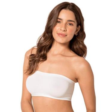 Imagem de Top Faixa sem alça Canelado Sem Bojo Trifil, Único, Branco