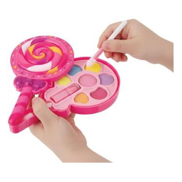 Imagem de Maquiagem Sombra Batom Infantil Festa Super Pirulito Lolipop - Fenzza 