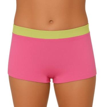 Imagem de Biquíni Infantojuvenil Maxi Praia Kids Lupo, Pink com verde fluor, 10
