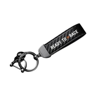Imagem de Suporte Para Chaveiro De Motocicleta KTM, Chaveiro De Couro De Alta Qu