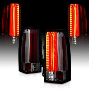 Imagem de Luzes Traseiras AmeriLite Fumê Full LED GMC Yukon 2015-2020