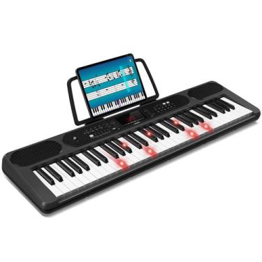 Imagem de Teclado LEKATO 61 Teclas Iluminadas 300 Tons