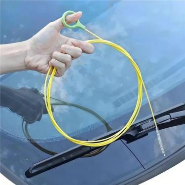 Imagem de Escova De Limpeza De Esgoto Para Carro Com Mangueira Longa, Ferramenta