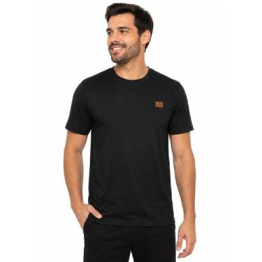 Imagem de Camiseta Masculina Adulto Dry Fit Com Logo Em PU Esportiva Casual Red 