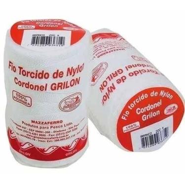 Imagem de Fio Torcido Encala Grilon Cor Branco 210/48 Mazzaferro Bobina 200 Gramas 100% Poliamida