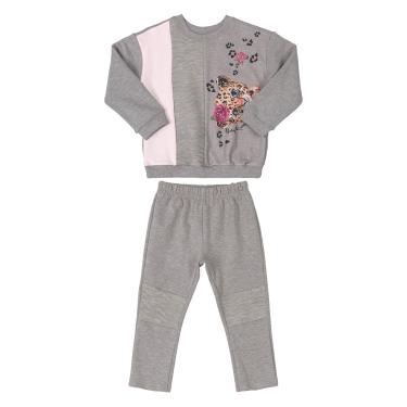 Imagem de Conjunto Moletom Bebê Quimby igresa Blusa + Calça Feminino-Feminino