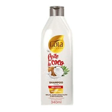 Imagem de Gota Dourada Shampoo Uso Diário Leite De Coco 340 Ml